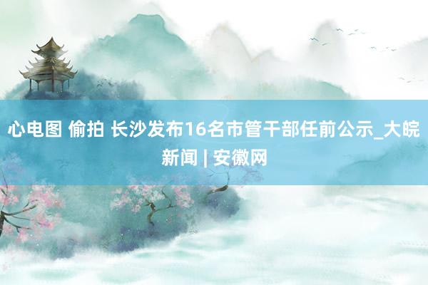 心电图 偷拍 长沙发布16名市管干部任前公示_大皖新闻 | 安徽网