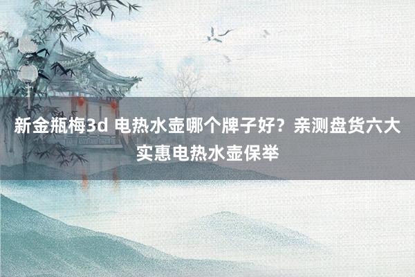 新金瓶梅3d 电热水壶哪个牌子好？亲测盘货六大实惠电热水壶保举