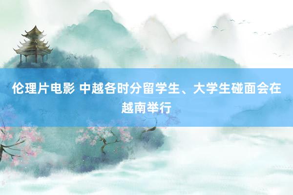 伦理片电影 中越各时分留学生、大学生碰面会在越南举行