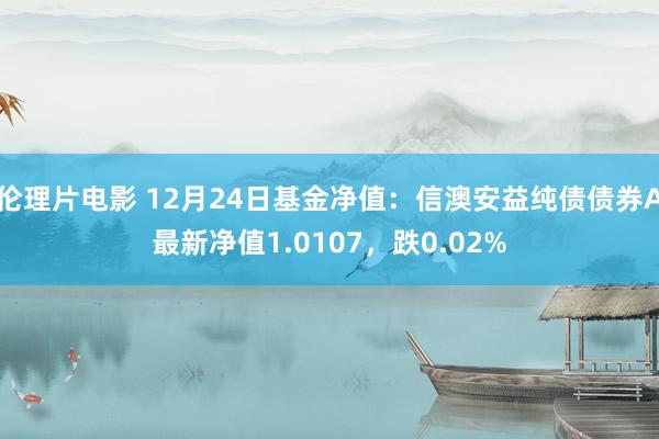 伦理片电影 12月24日基金净值：信澳安益纯债债券A最新净值1.0107，跌0.02%