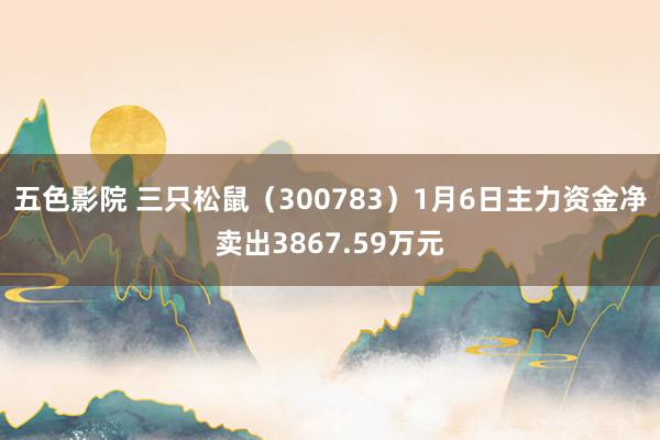 五色影院 三只松鼠（300783）1月6日主力资金净卖出3867.59万元