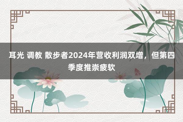 耳光 调教 散步者2024年营收利润双增，但第四季度推崇疲软