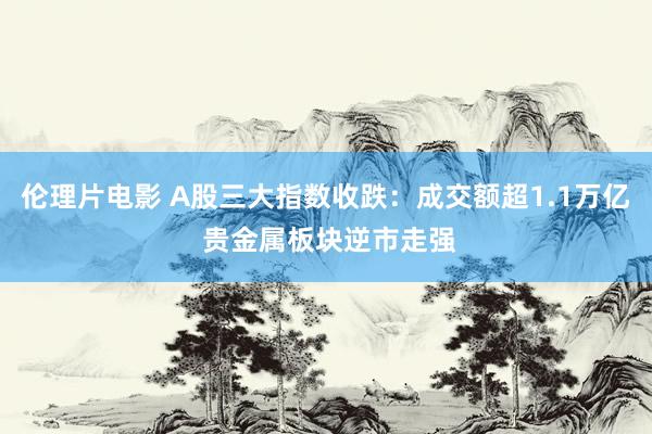 伦理片电影 A股三大指数收跌：成交额超1.1万亿 贵金属板块逆市走强