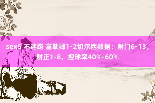 sex5 不迷路 富勒姆1-2切尔西数据：射门6-13，射正1-8，<a href=