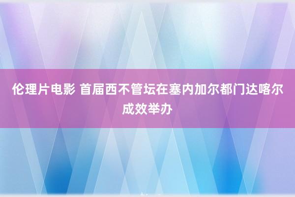 伦理片电影 首届西不管坛在塞内加尔都门达喀尔成效举办